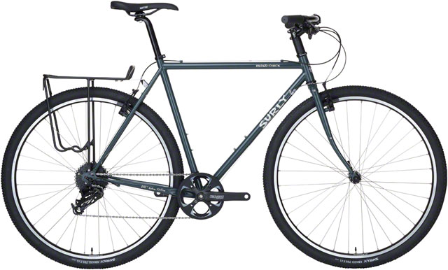 Surly Flat Bar Cross-Check bike - Dark Green - Right profile view