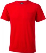 Surly Merino Wool T-Shirt - red - front view with white background