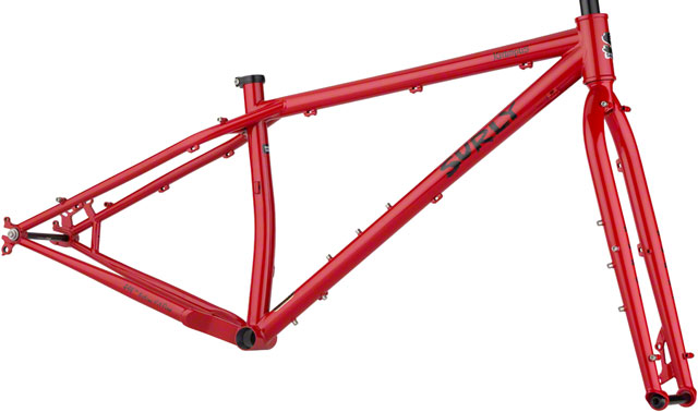 Surly Krampus 29+ bike frameset - Andy's apple red - Right profile view