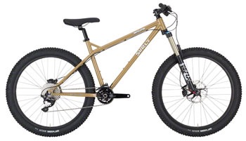 Surly Instigator bike - sand color - right side view