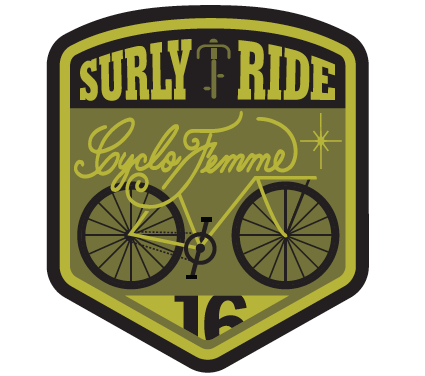 Graphic for the Surly Ride - Cyclofemme 16 patch