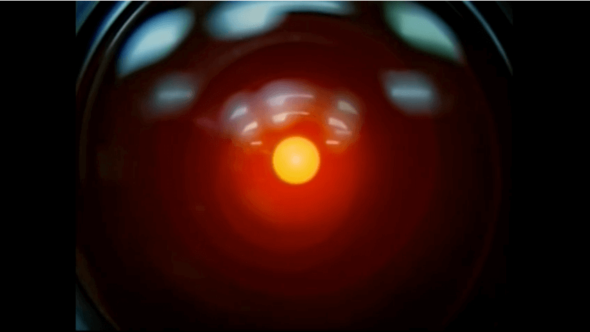 HAL from the movie : 2001 : A Space Odyssey 
