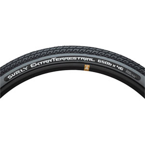 Surly ExtraTerrestrial - 650b x 46 - 60 tpi tire - sidewall view