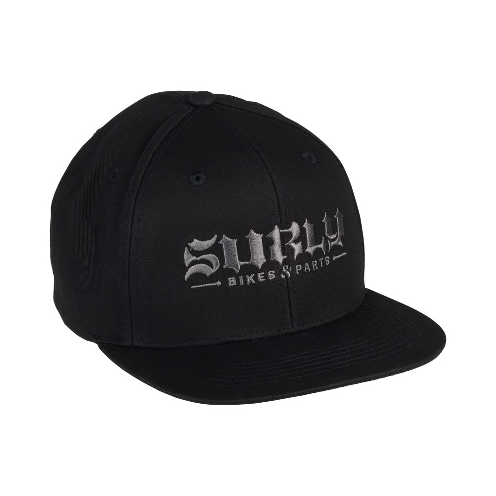 Surly Born To Lose Snapback Hat, black, on white background