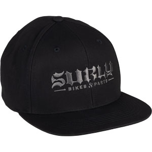 Surly Born To Lose Snapback Hat, black, on white background