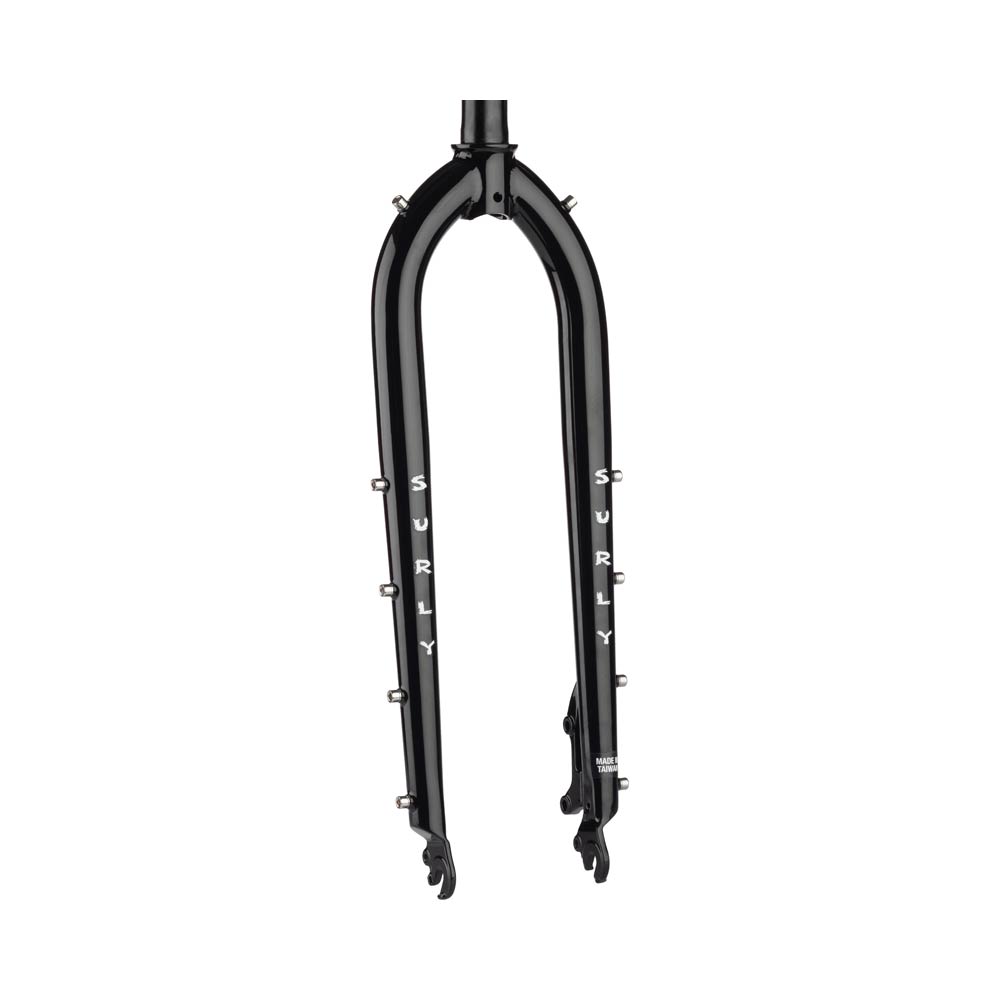 Surly Cocktail Fork black color on white background