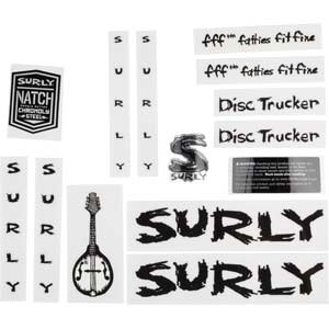 Disc Trucker Decal Set, black