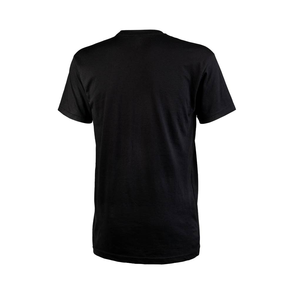Surly Garden Pig Men's T-Shirt, back, black, on white background