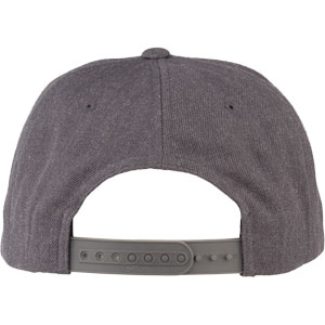 Surly Gray Area Snap Back Hat - Dark Heather Gray, One Size - back view
