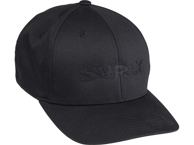 Surly Baseball Cap, Black/Black