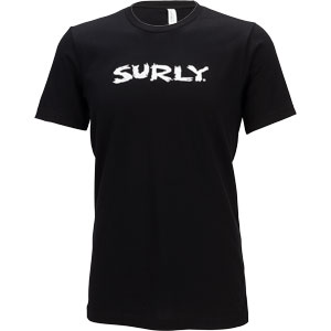 Surly Logo T-Shirt, Men's, black/white