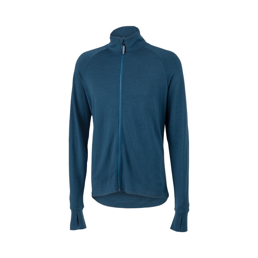 merino long sleeve cycling jersey