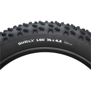 Surly Lou 26 x 4.8 120tpi Folding Tire - sidewall view