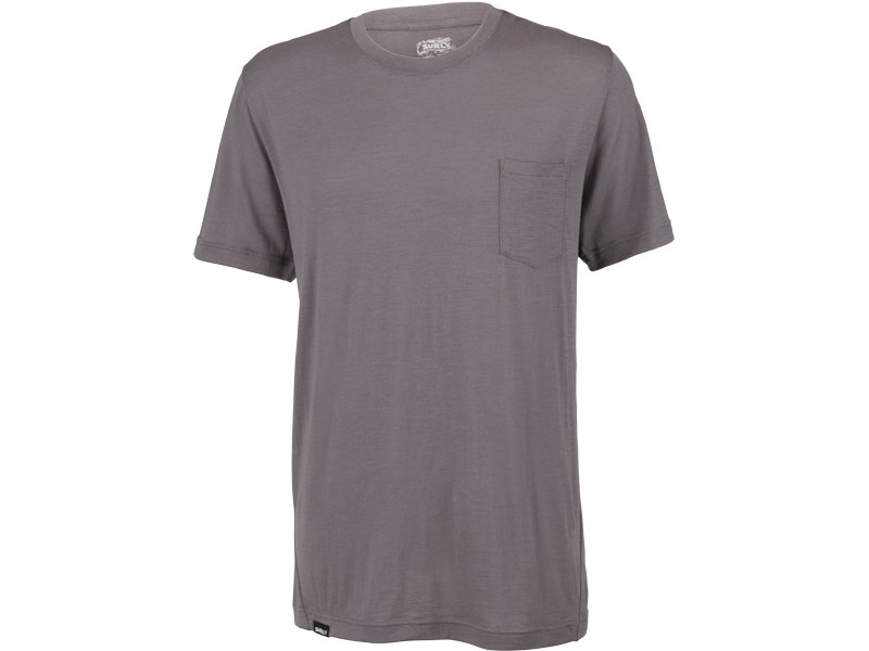Surly Merino Pocket T-Shirt: Gray