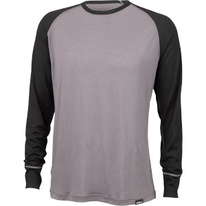 Surly Raglan Shirt Gray/Black front on white background