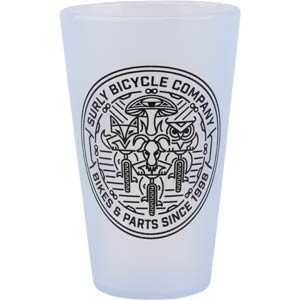 Surly Monster Squad Silicone Pint - front Glass