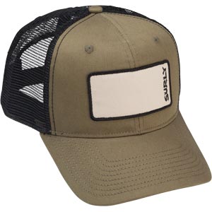 Surly Name Patch Trucker Hat: Olive Green, One Size