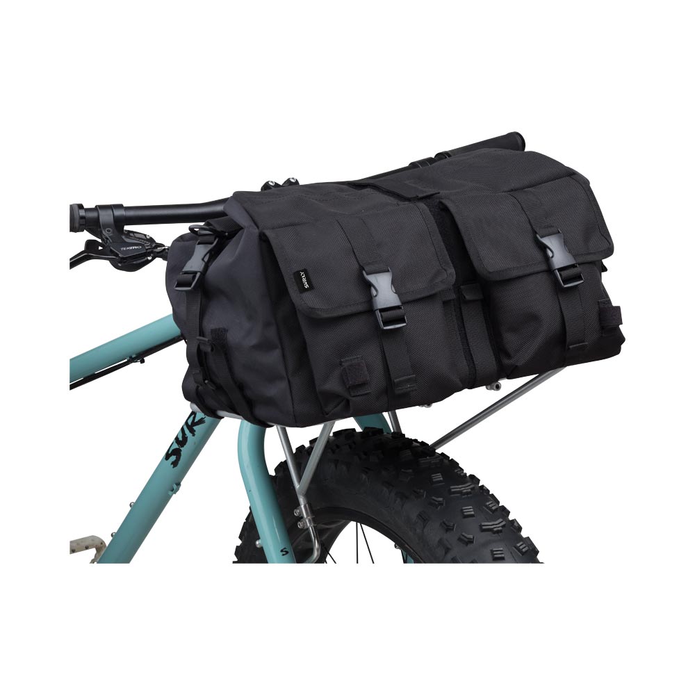 Surly Porteur House Bag - mounted on 24-pack front bike rack