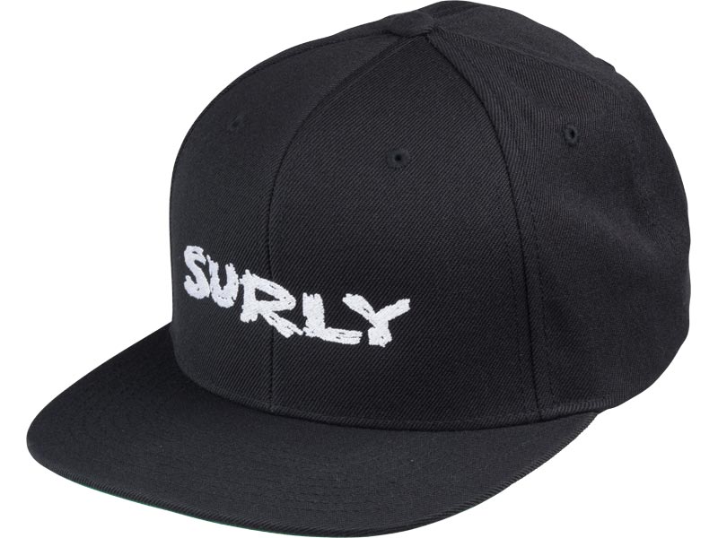  Surly Logo Snapback Cap: Black/White One Size 
