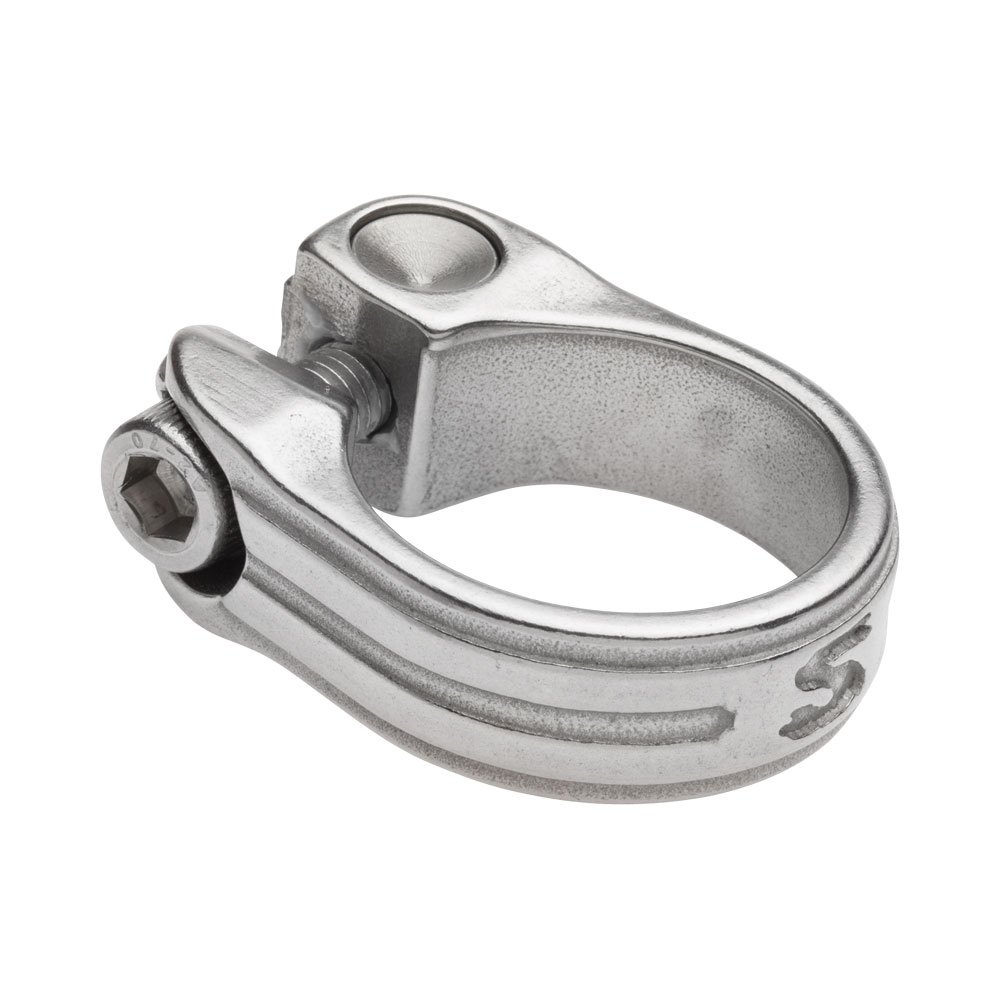 Surly New Stainless Seatpost Clamp 30.0mm Silver