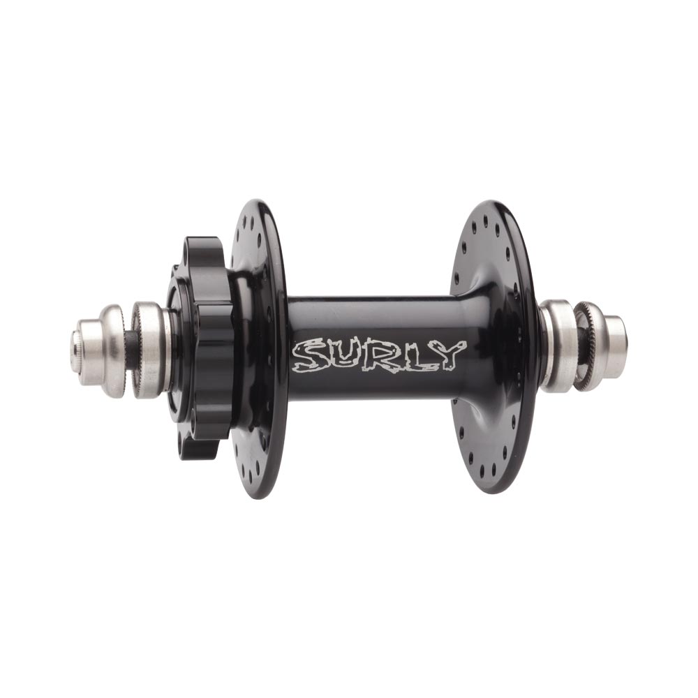 Surly Ultra New Front Disc Hub, 32h, Black